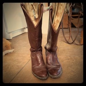 Great pair of Tony Lama high top western boots